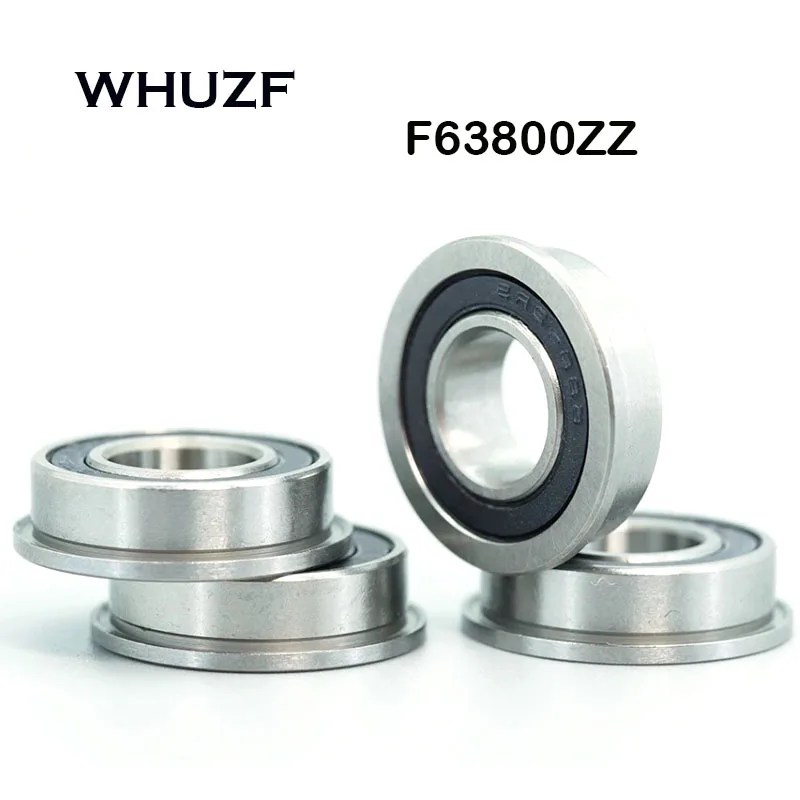 

F63800ZZ Bearing ABEC-7 ( 10 PCS ) 10*19*7 mm Flanged F63800Z Ball Bearings F63800 ZZ
