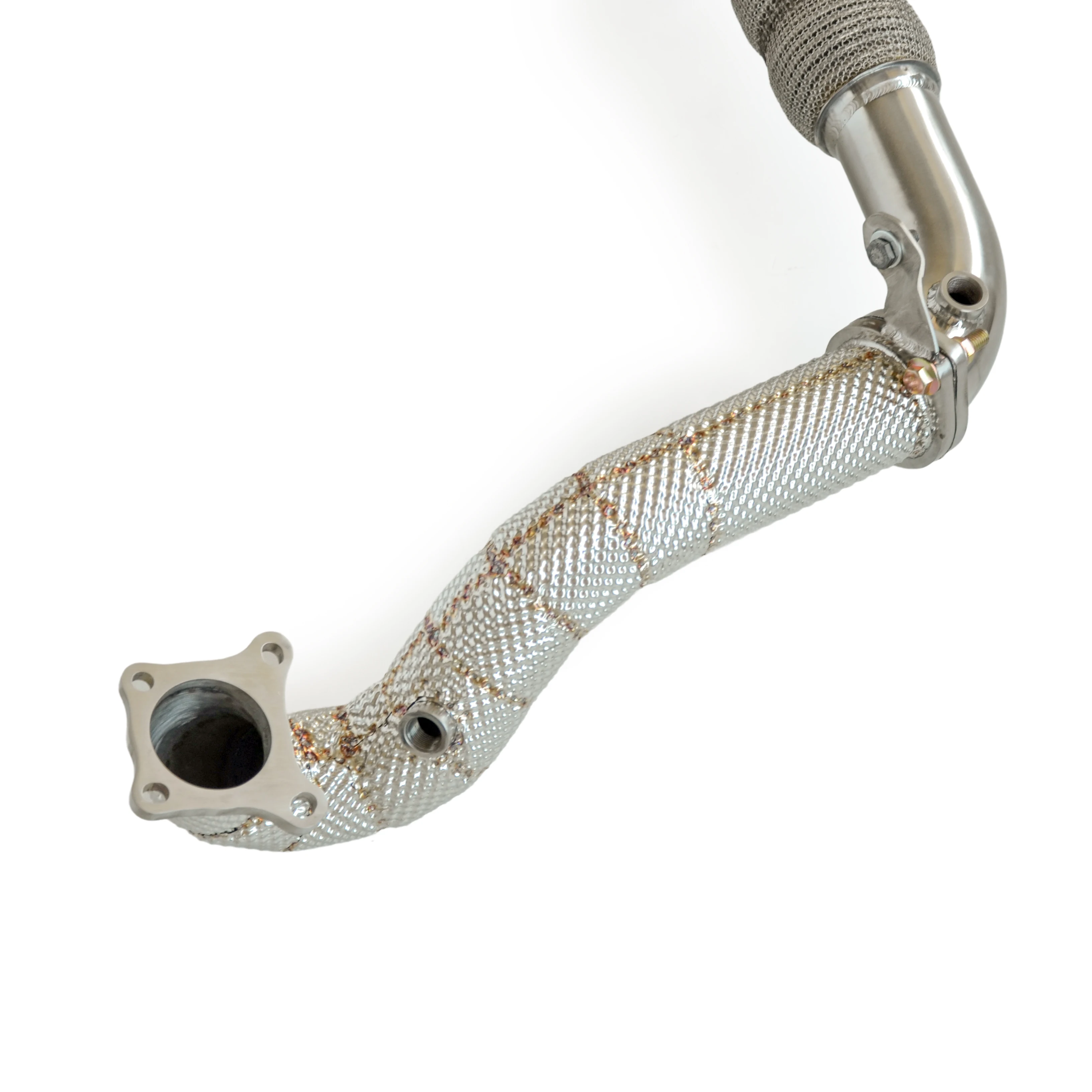 ท่อไอเสียดาวน์ไปป์ เหมาะสำหรับรถยนต์ Volkswagen Polo GTI 1.4T ปี 2010-2014 ท่อไอเสียดาวน์ไปป์ประสิทธิภาพสูงพร้อมชั้นฉนวน