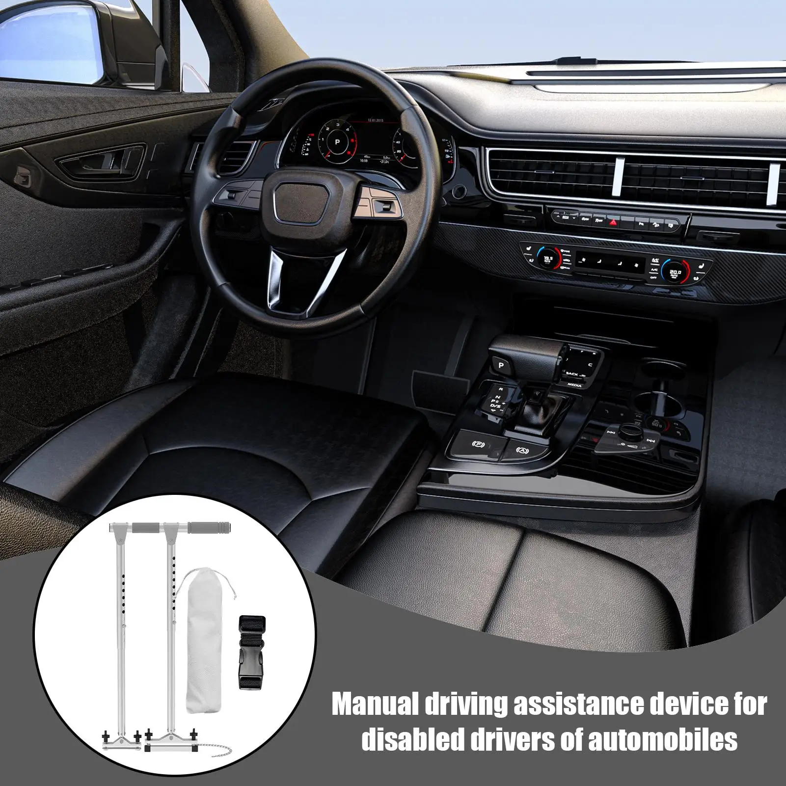

Disabled Hand Controls For Cars Manual Driving Assist Ergonomic Car Manual Hand Controls For Patients Injured Seniors Disabled
