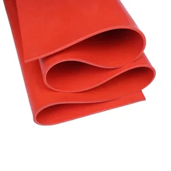Silicone Rubber Sheet Red Black Translucent Plate Mat High Temperature Resistance 1mm 2mm 3mm 4mm 5mm 500x500mm Silikon Rubber
