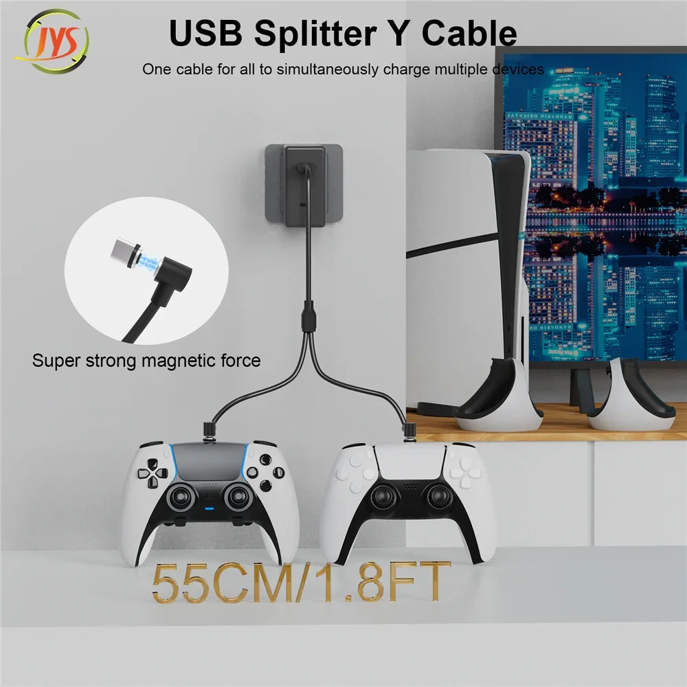 For PS5 slim host top VR storage bracket for VR2 handle rack with 1to2 magnetic suction charging wired