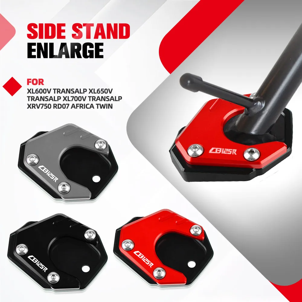 

Side Stand CNC Enlarger Support Extension For HONDA XL600V Transalp XL650V Transalp XL700V Transalp XRV750 RD07 Africa Twin