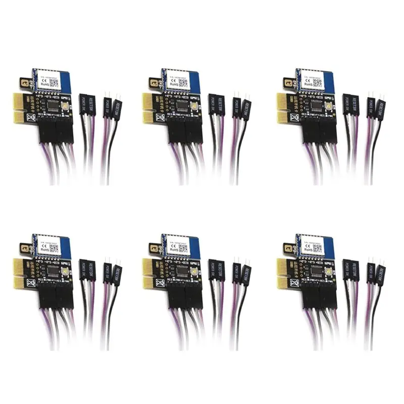ABVO-6X A3 Tuya Wifi PC Power Switch Computer Remote Boot Startup Card Telecommuting PICE MINI Card APP Remote Control