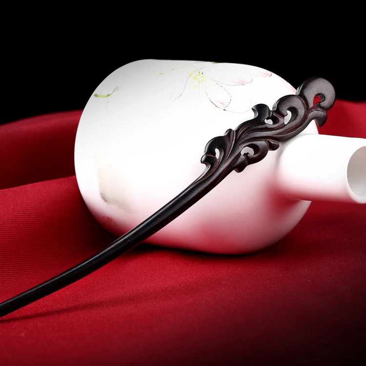 

Natural Ebony Hairpin Antique New Chinese Wooden Hairpin Simple All-match Headwear Ancient Wooden Hairpin Accessories for Women