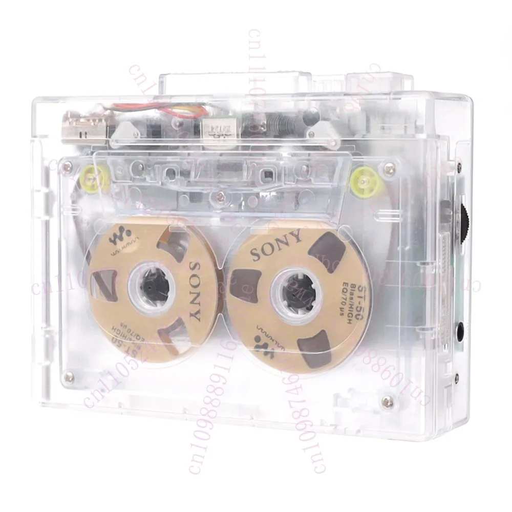 

Bluetooth Tape Player Retro Nostalgic Classic High Fidelity HIFI Portable Player FM Radio Transparent Tape Player