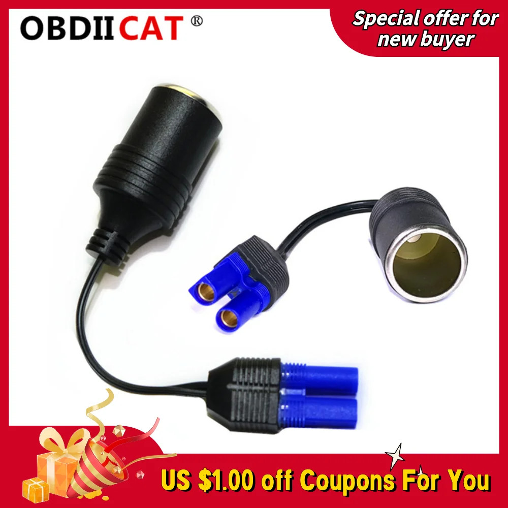 Car Emergency Car Starter Jump Mini Ec-5 EC5 Wire Cigarette Lighter Adaptor Socket