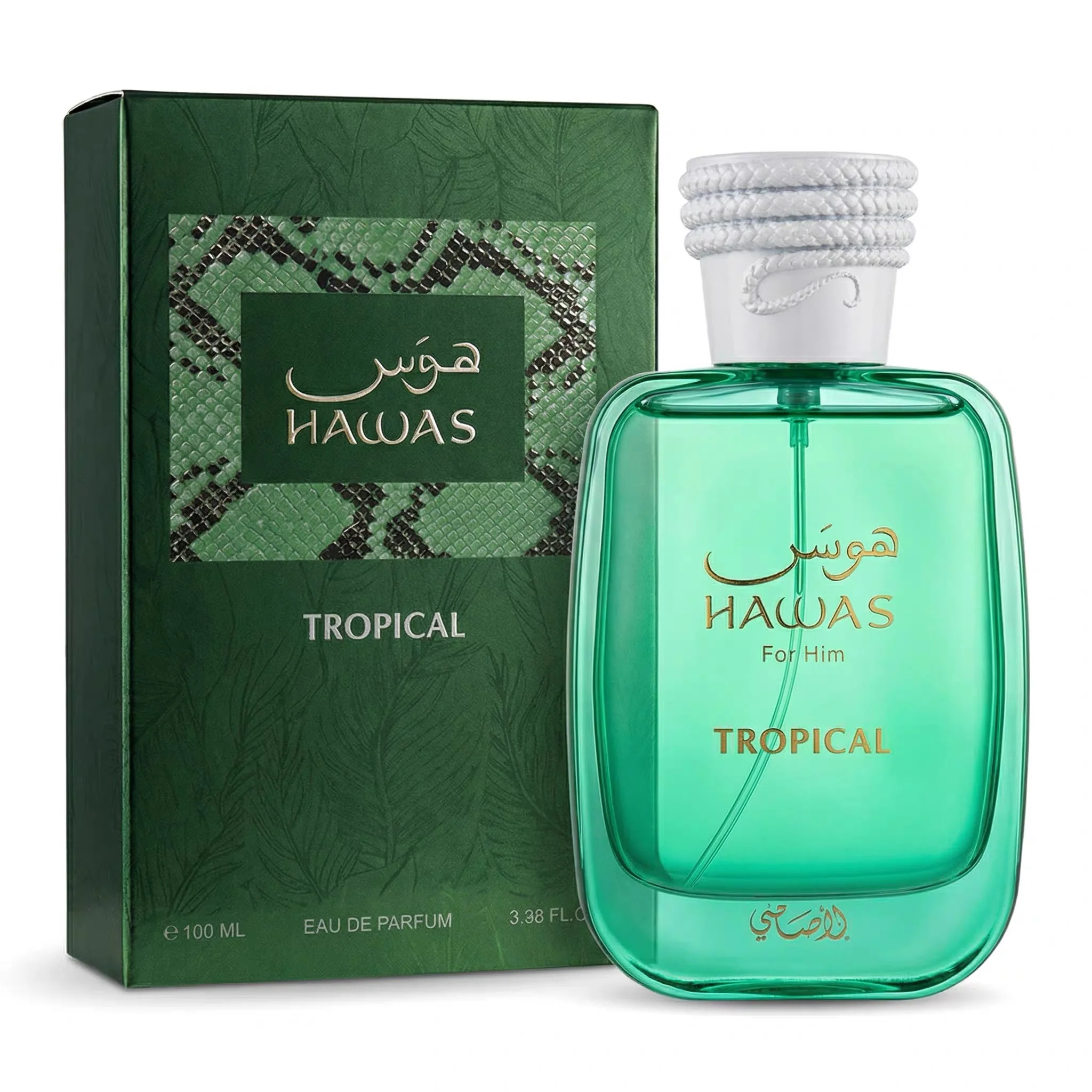 

Hawas Tropical For Him Men's Perfume 3.38oz, Zesty Citrus & Coconut Aroma, Clean Invigorating Masculine Scent
