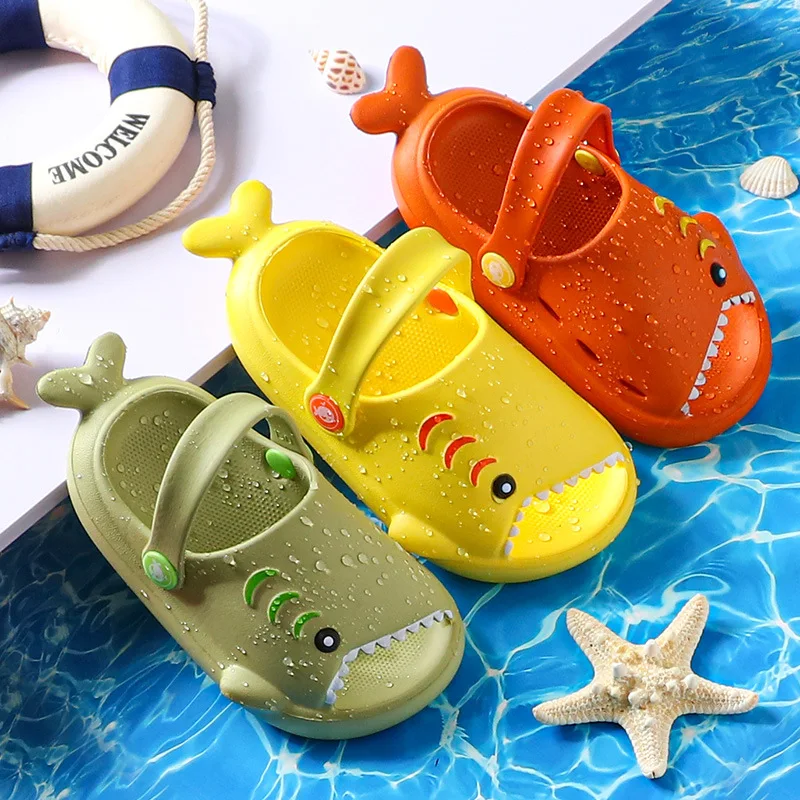 

Children Slippers 2022 Summer Cute Fun Cartoon Baby Boy Beach Shoes Soft Bottom Non-slip Shoes Girls Toddler Shoes Kids Sandals