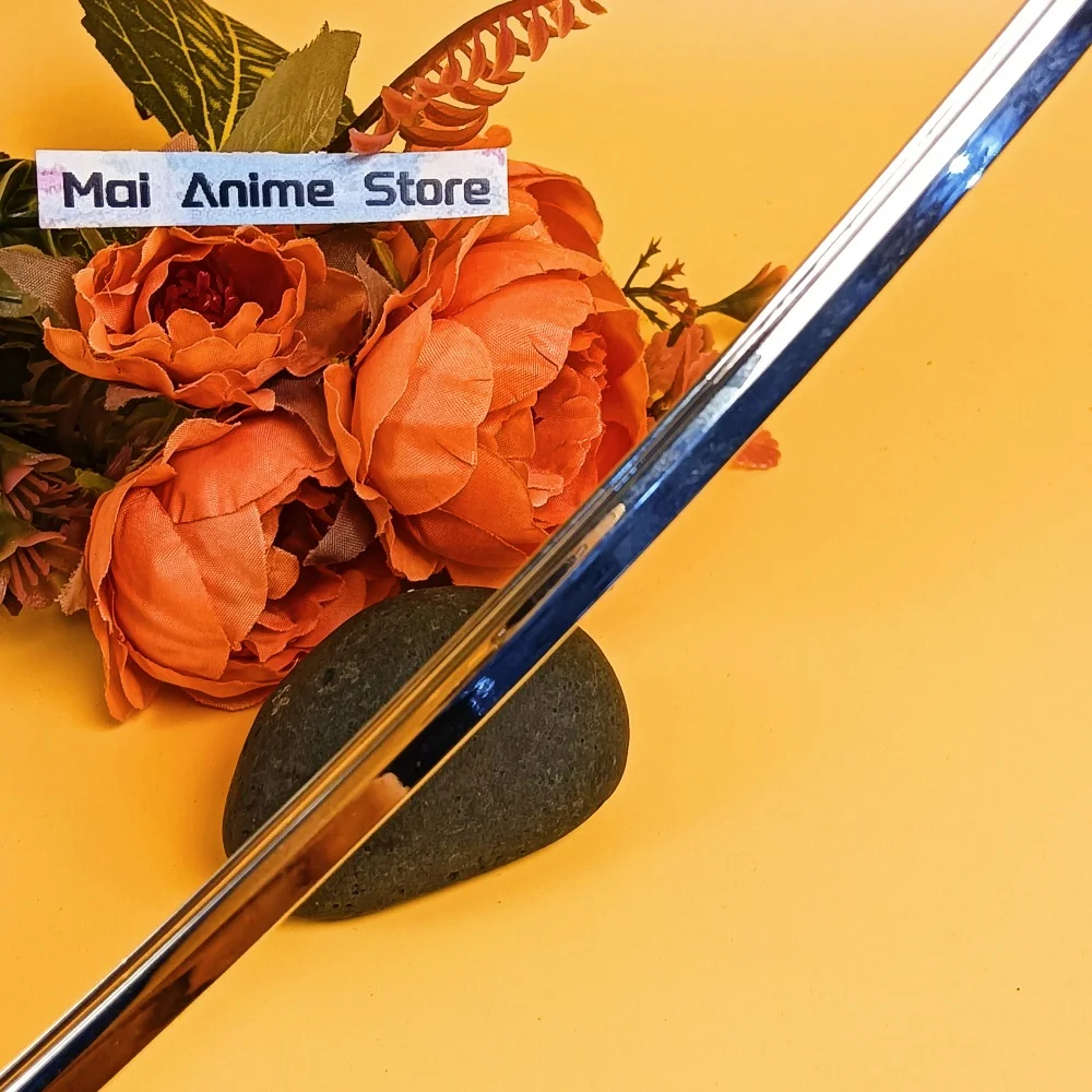 10 pouces Anime eau de javel Katana Kurosaki Ichigo fausse épée Aizen métal Ninja couteau taille réelle Katana samouraï lame non tranchante jouet cadeau
