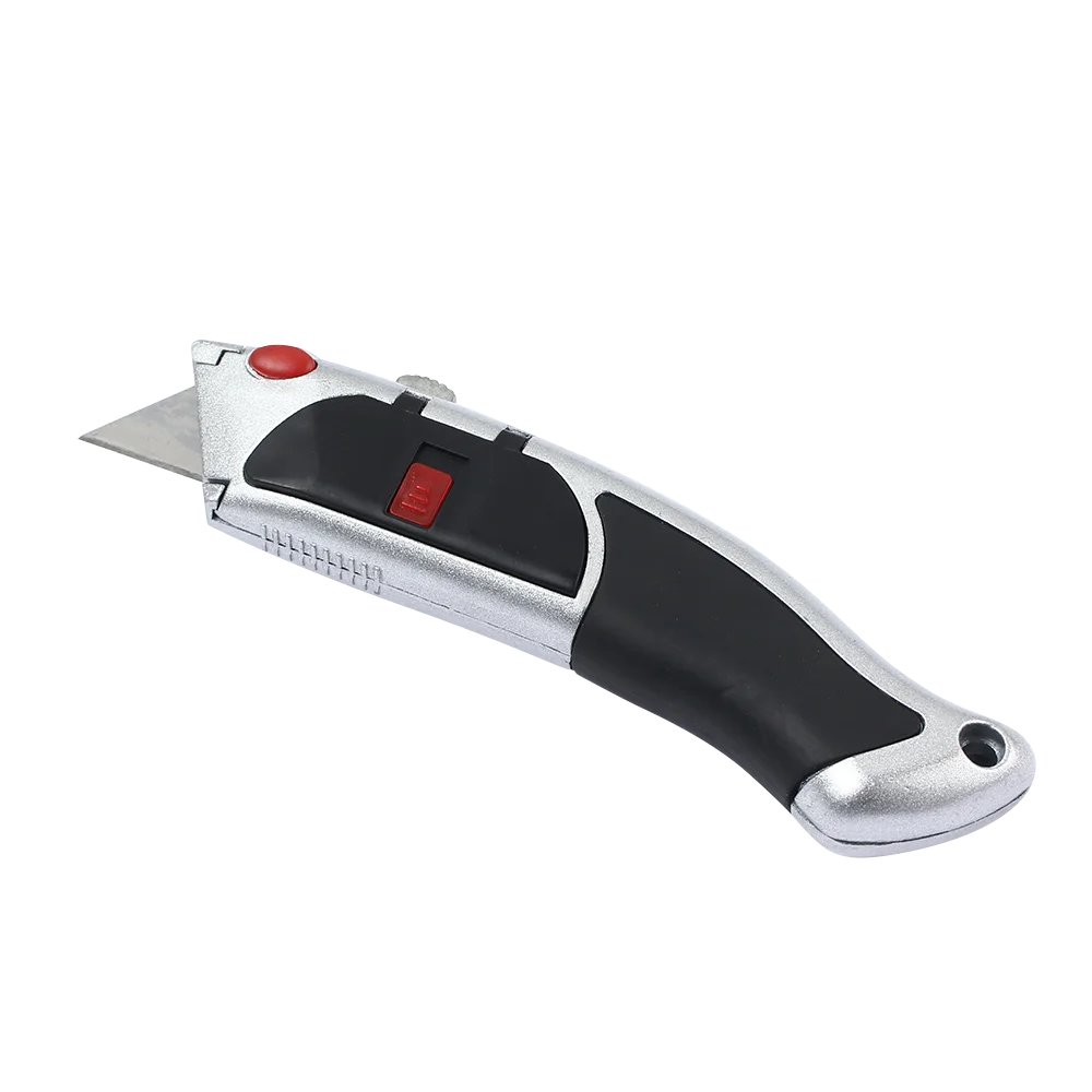 

Heavy-duty Zinc Alloy Handle Utility Knife Retractable Blade Metal Alloy Box Paper Cuter Trimming Roofing Portable Pocket Knifes
