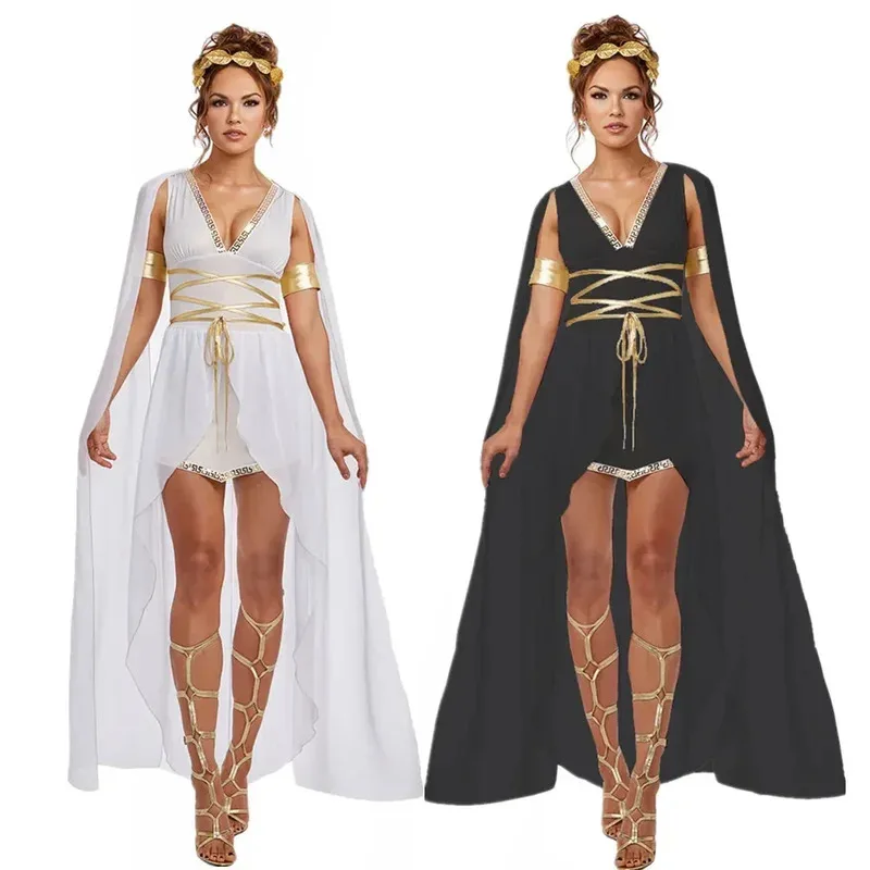 

Adult Women Ancient Greek Roman Warrior Princess Costume Egyptian Cleopatra Costumes Halloween Cosplay Fancy Dress