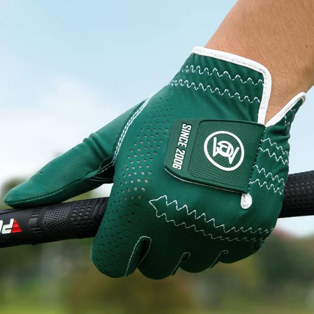 

1pc Left Hand Men's Golf Gloves Breathable Absorb Sweat Antiskid Gloves Wear-resisting Anti-slip Golf Accessories