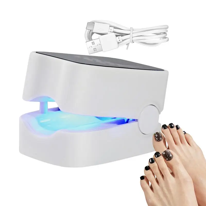 LED Nail Lamp Digital Display LED Fingernail Light USB Charging Nail Dryer Lamp for Nails Gel Polish Fast Curing Dryer Drying