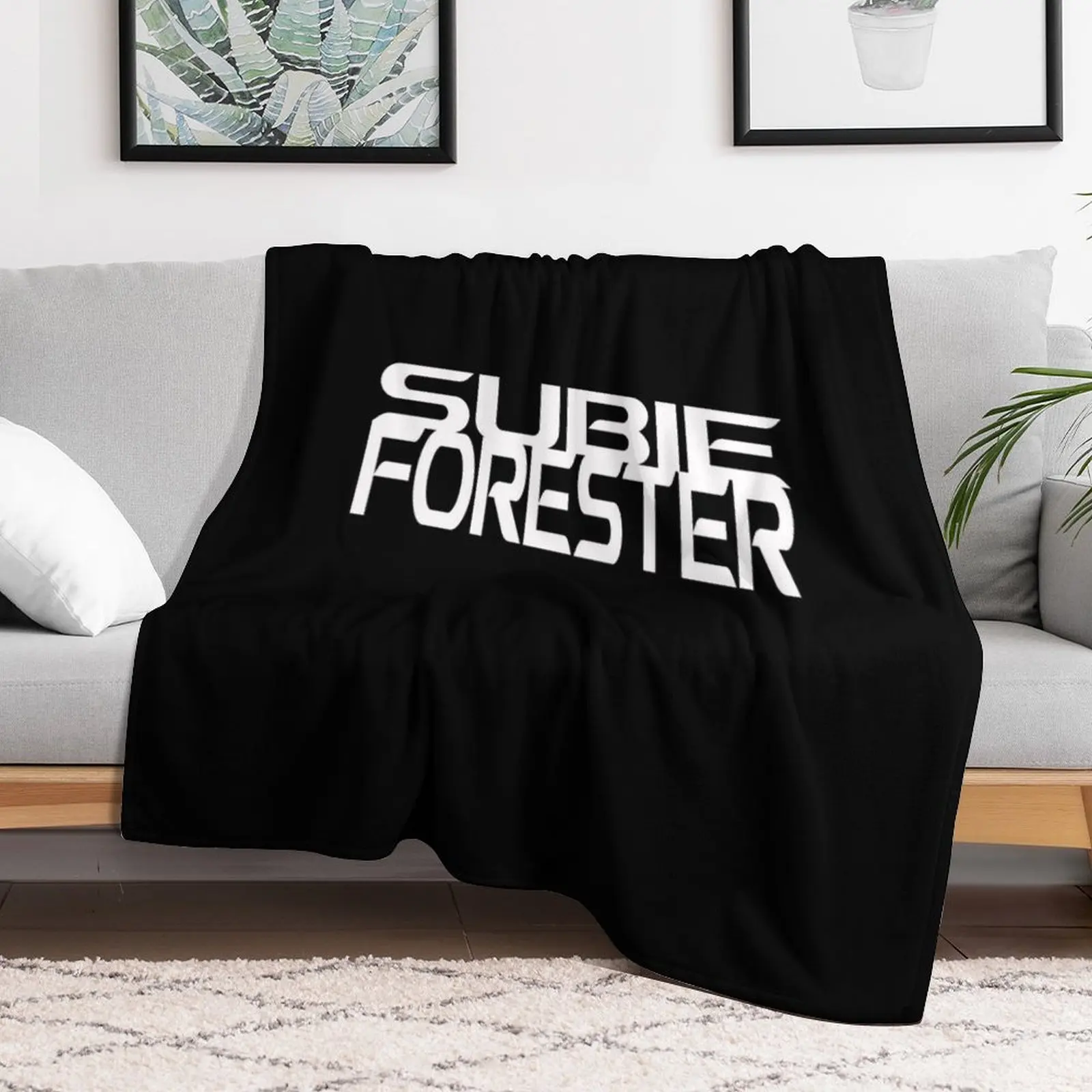 

SUBIE FORESTER Throw Blanket blankets and throws Plaid on the sofa Hairy Blankets