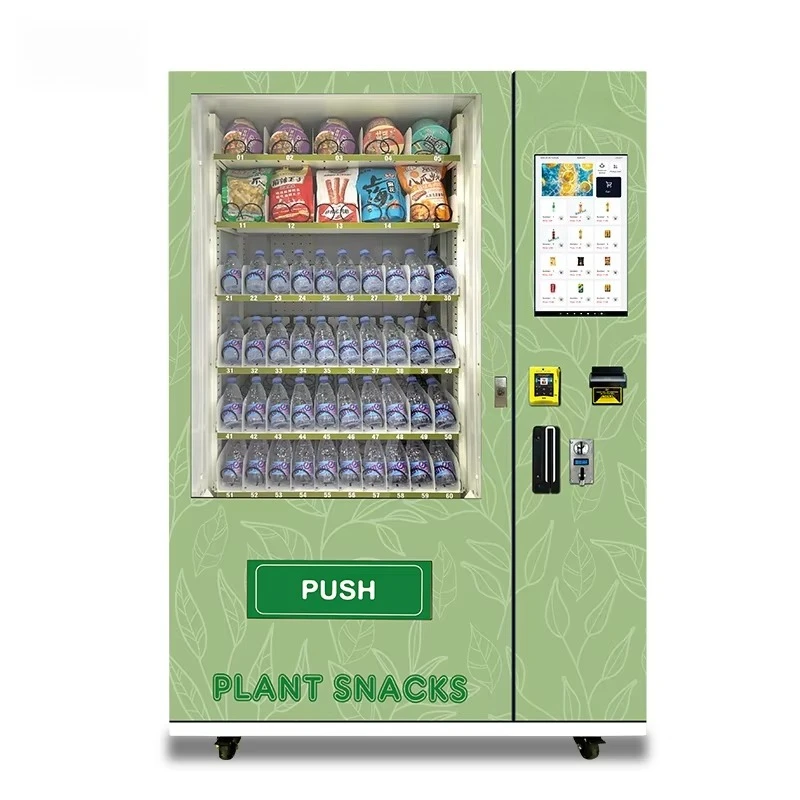 

FOODLINE Customized 2026 New Design 21.5 Inches Touch Screen Snack & Drink Vending Machine for Sale Cold Drinks
