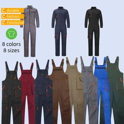 ワーカーワークカバーオール溶接スーツ自動車修理マンワークショッププラスサイズパンツ溶接服全体のワークウェア