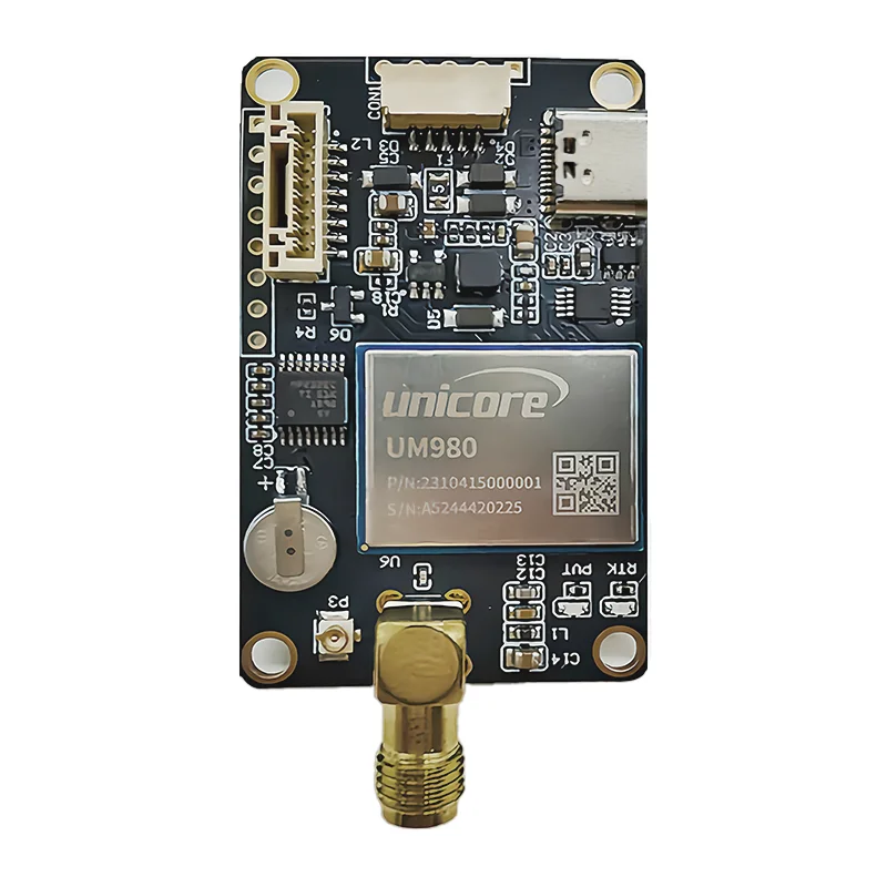 Free Shipping High Accuracy UM980 Module Multi-Frequency Unicore GNSS Board VS F9P with GNSS Antenna for RTK GPS Base Station