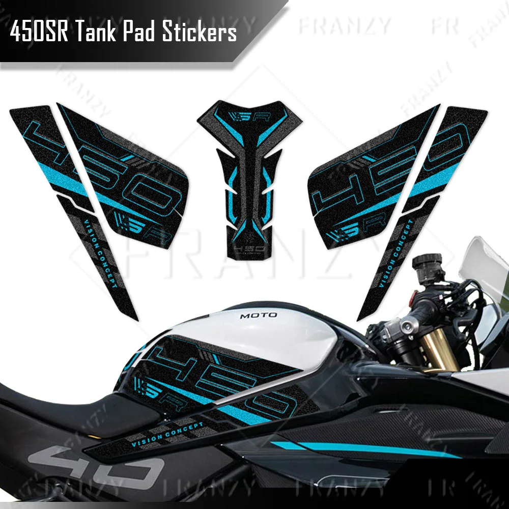 

450SR Motorcycle Fuel Tank Pad Sticker Protector Decal Accessories Waterproof For cfmoto 450sr cf moto 450 sr