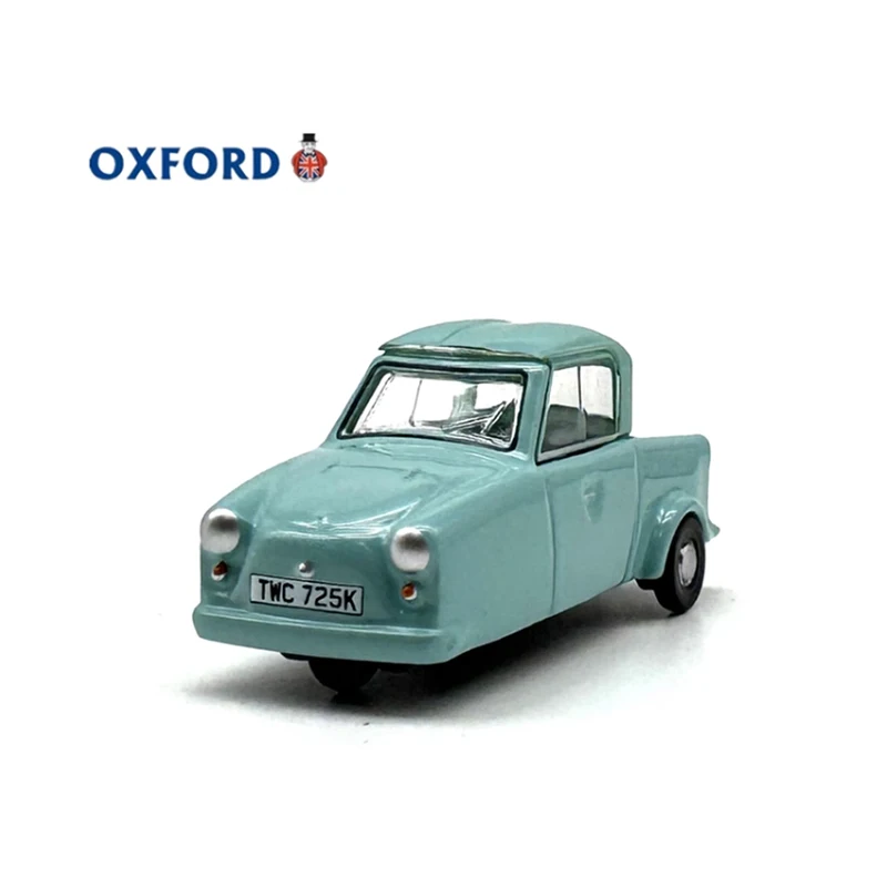 OXFORD Diecast 1:76 Scale Tricycle 1972 Alloy Retro Car Model Finished Product Adult Simulation Toy Static Model Ornament