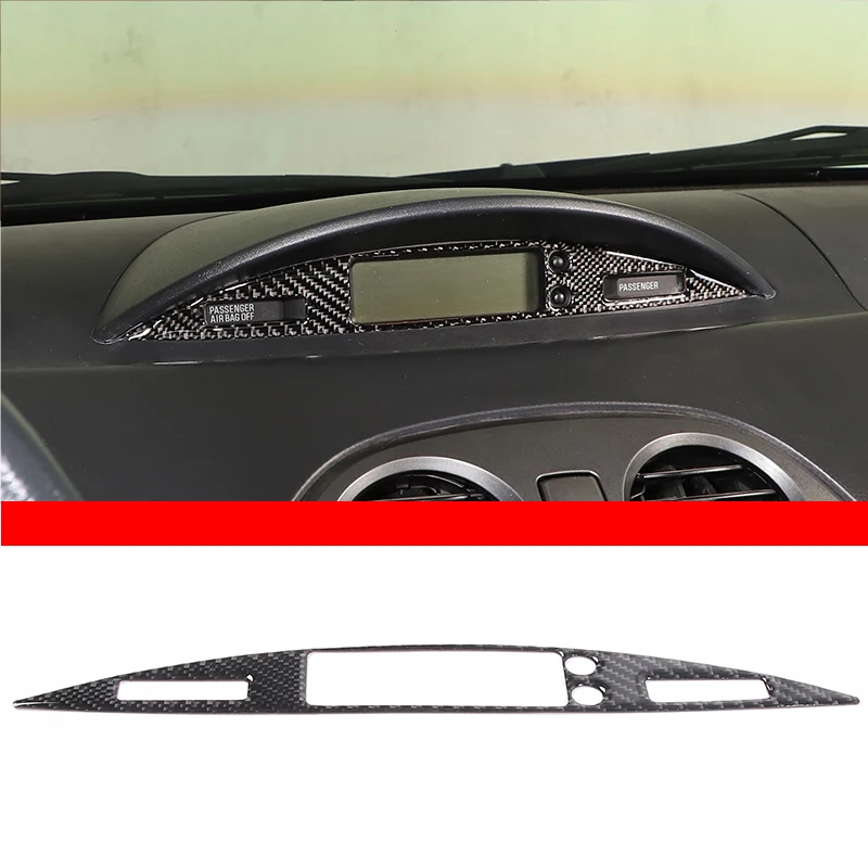 For 2006-11 Mitsubishi Eclipse soft carbon fiber car central control CD display panel sticker car accessories