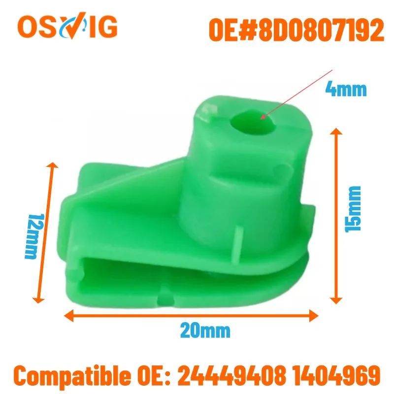 

30PCS OE#8D0807192 24449408 1404969 For Opel Vauxhall Ford Audi Bumper Wing Screw Plastic Base Fasteners