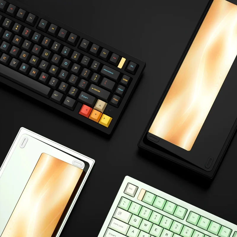 FEKER C75 Machinery Keyboard Custom CNC Aluminum Tri-mode Wireless Bluetooth 2.4G 81keys Hot-swap RGB Quick Gasket Gamers