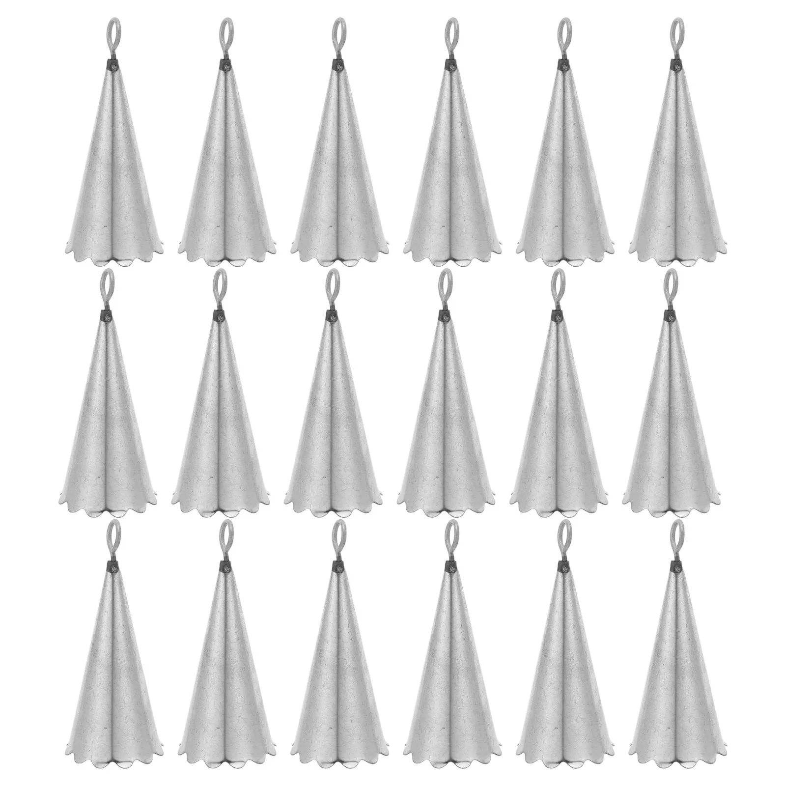 

20 шт. металлических подвесных колокольчиков-ветряных звонков с открытым раструбом и цветочным узором, винтажный декор для дверей, сада, магазина, патио