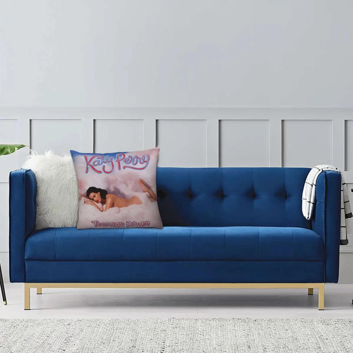 American Singer Katy Perry Square Pillowcase Pillow Cover Cushion Zip Decorative Comfort Throw Pillow for Home Bedroom
