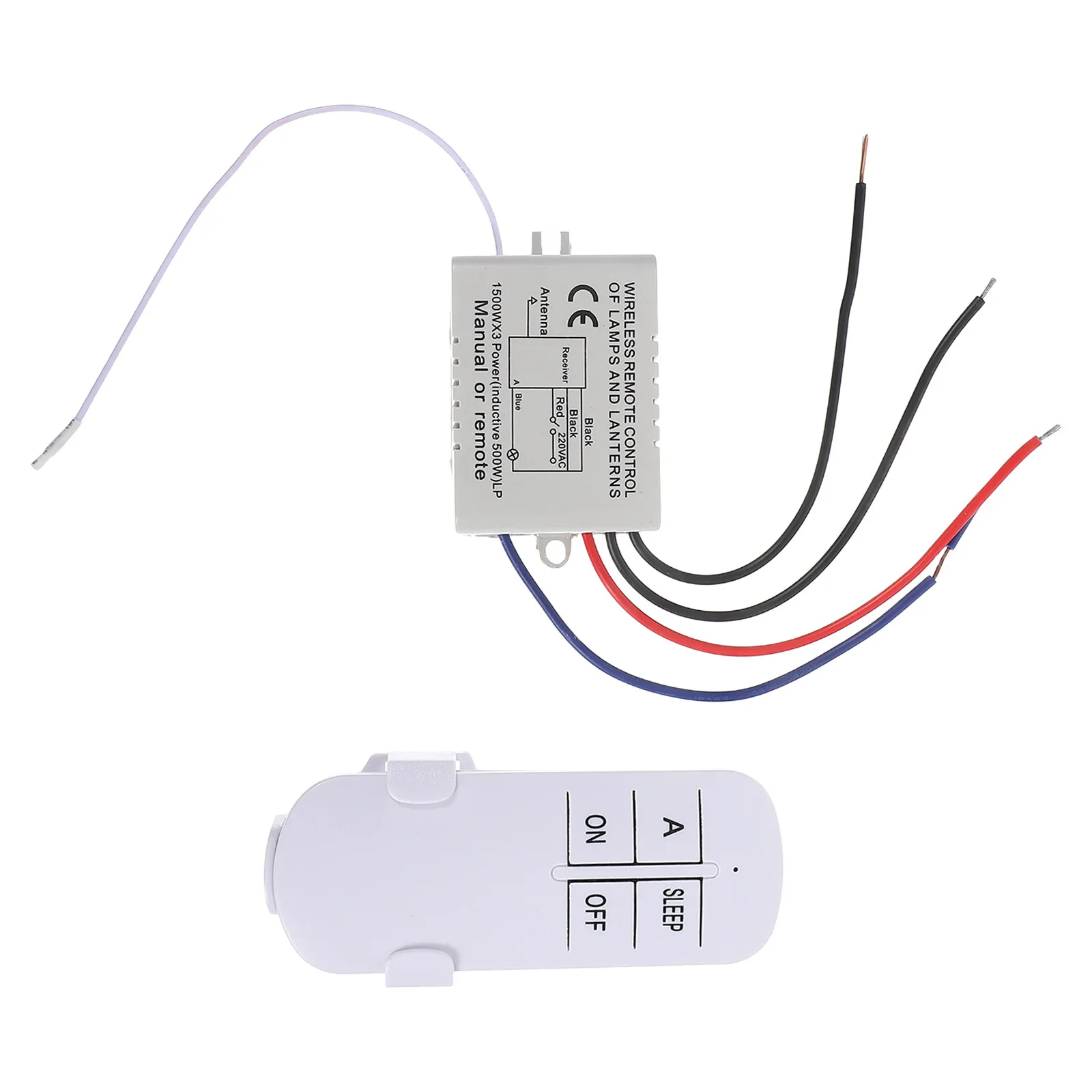 Wireless Smart Ceiling Light Fixture Digital Remote Control Switch Remote Light Switch Replacement for Home Office Modern Design - view 6