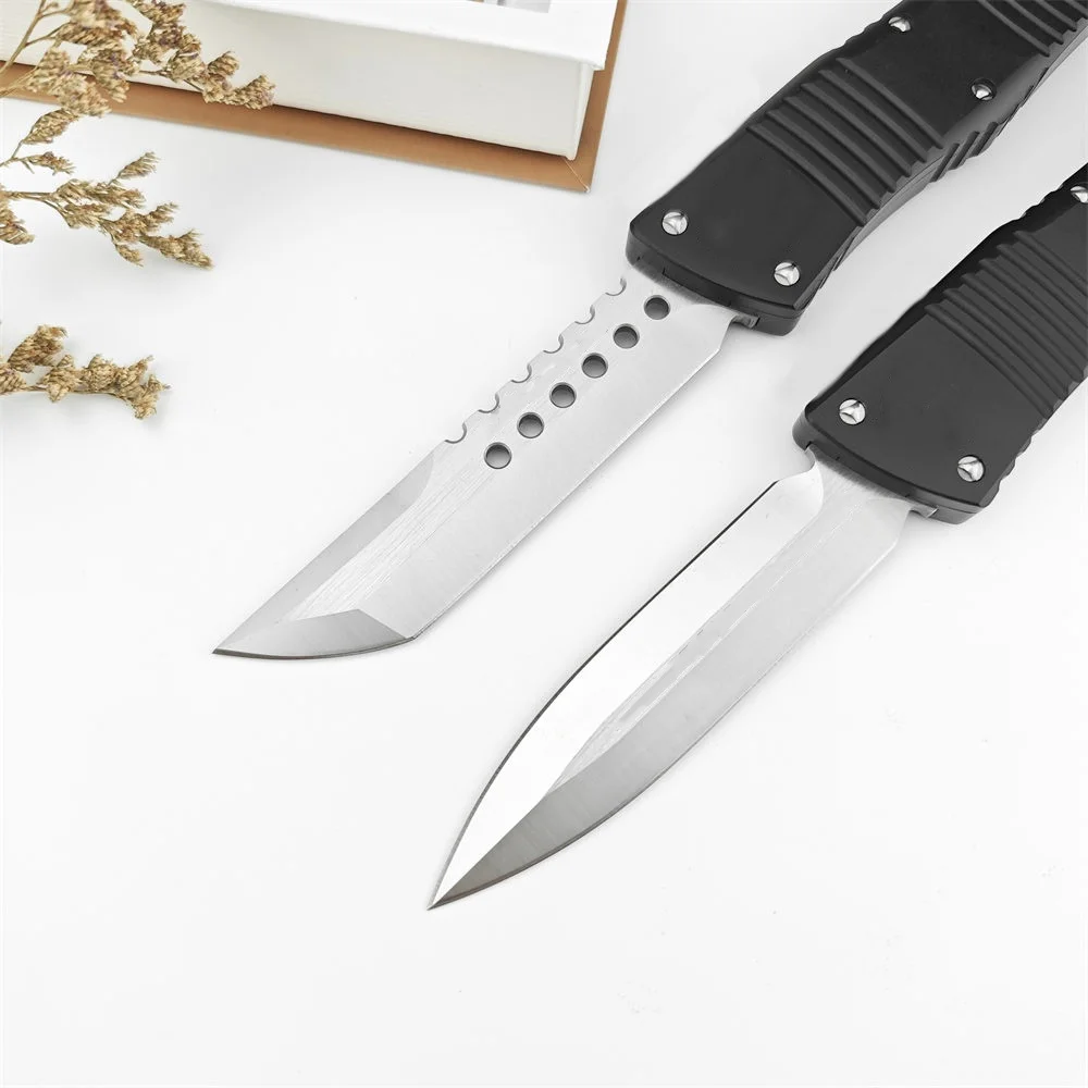 MICR Hell Hound High Quality Pocket Knife D2 Blade Aluminum Handle Outdoor Camping Hunting Knives Tactical EDC Tool