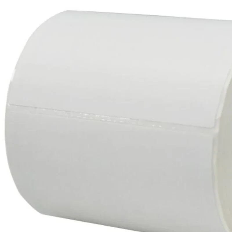 Water OIl proof Vinyl 100mm width Stickers Per Roll Thermal Printer Transfer Blank PP Labels for Shipping Address Marks Nos