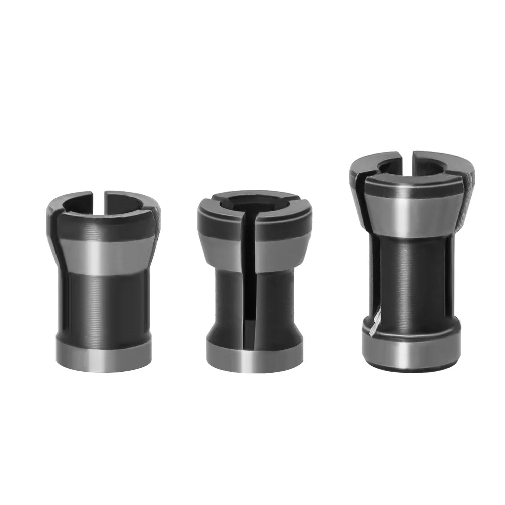 1 PC Precision Collets 6.35mm 8mm 6mm Collet Chuck Engraving Trimming Machine Electric Router Milling Cutter Accessories
