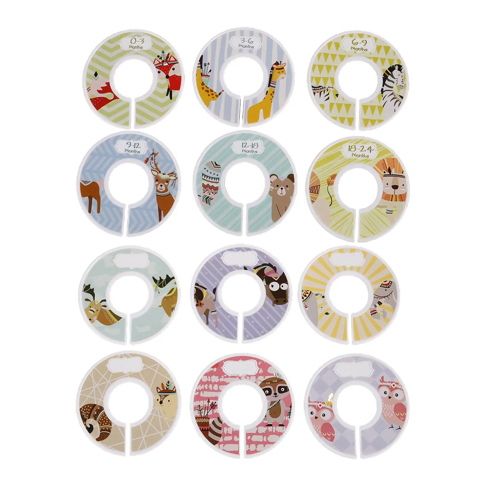 Toddler Baby Clothes Rack Size Divider Organizer Plastic Clothes