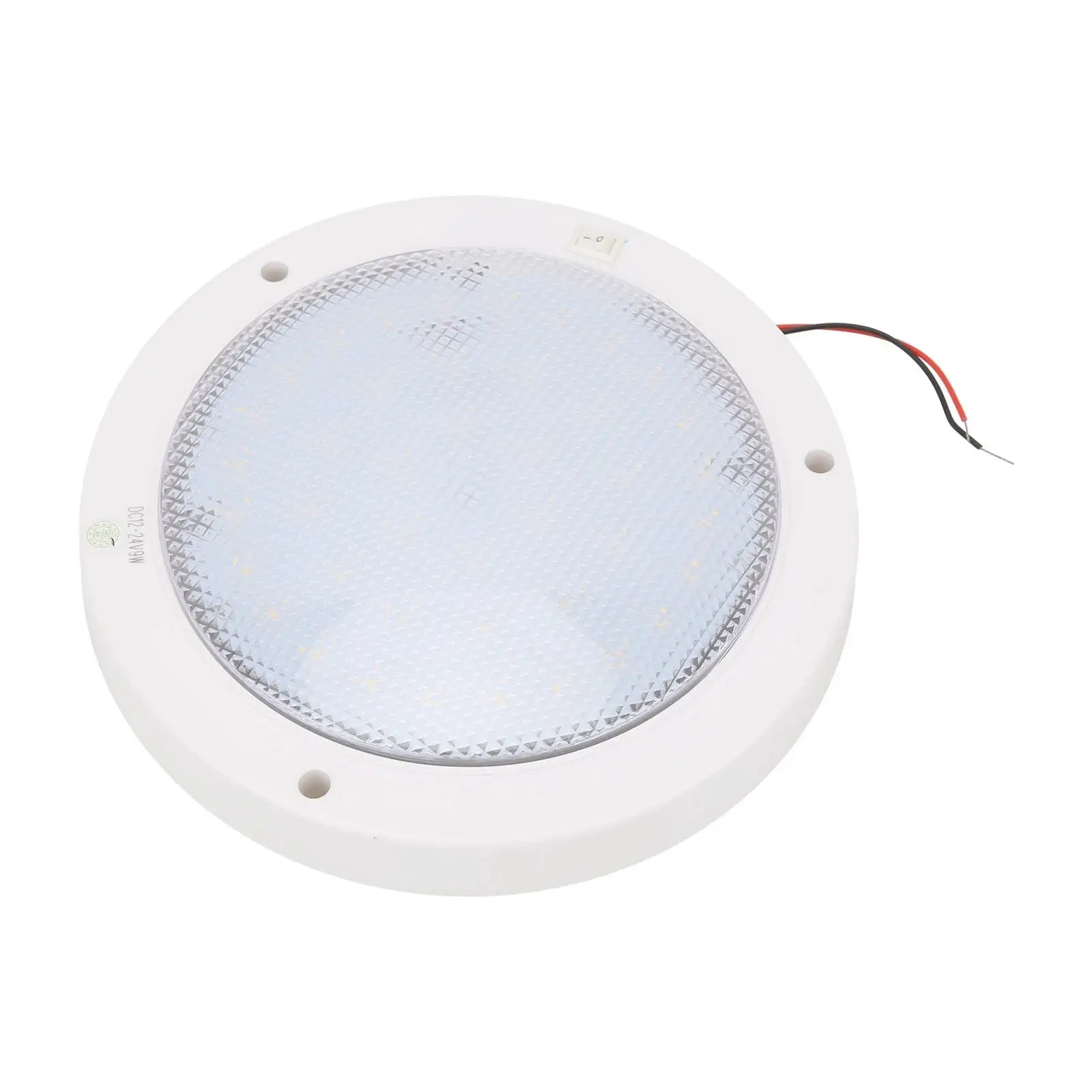 Pannello LED Downlight rotondo pannello Led luce per bianco con fibbia a vite per Camper Camper yacht navi ecc