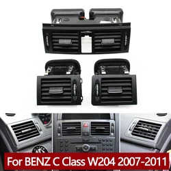 LHD RHD ön Dash klima AC Vent Grill Outlet meclisi için Mercedes Benz C sınıfı W204 C180 C200 C220 Mercedes 207c300