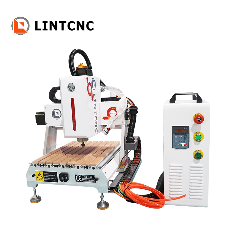 Portable Advertising Cnc Machine Sign Make Small Aluminum MDF Wood Plastic PVC Engrave Mill Machine 300x300mm 400x600mm