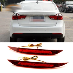 1 Set Multifunction Car Rear Fog Lamp for Kia K3 Cerato Forte 2012 2013 2014 Special LED Brake Light Warning Light Accessories