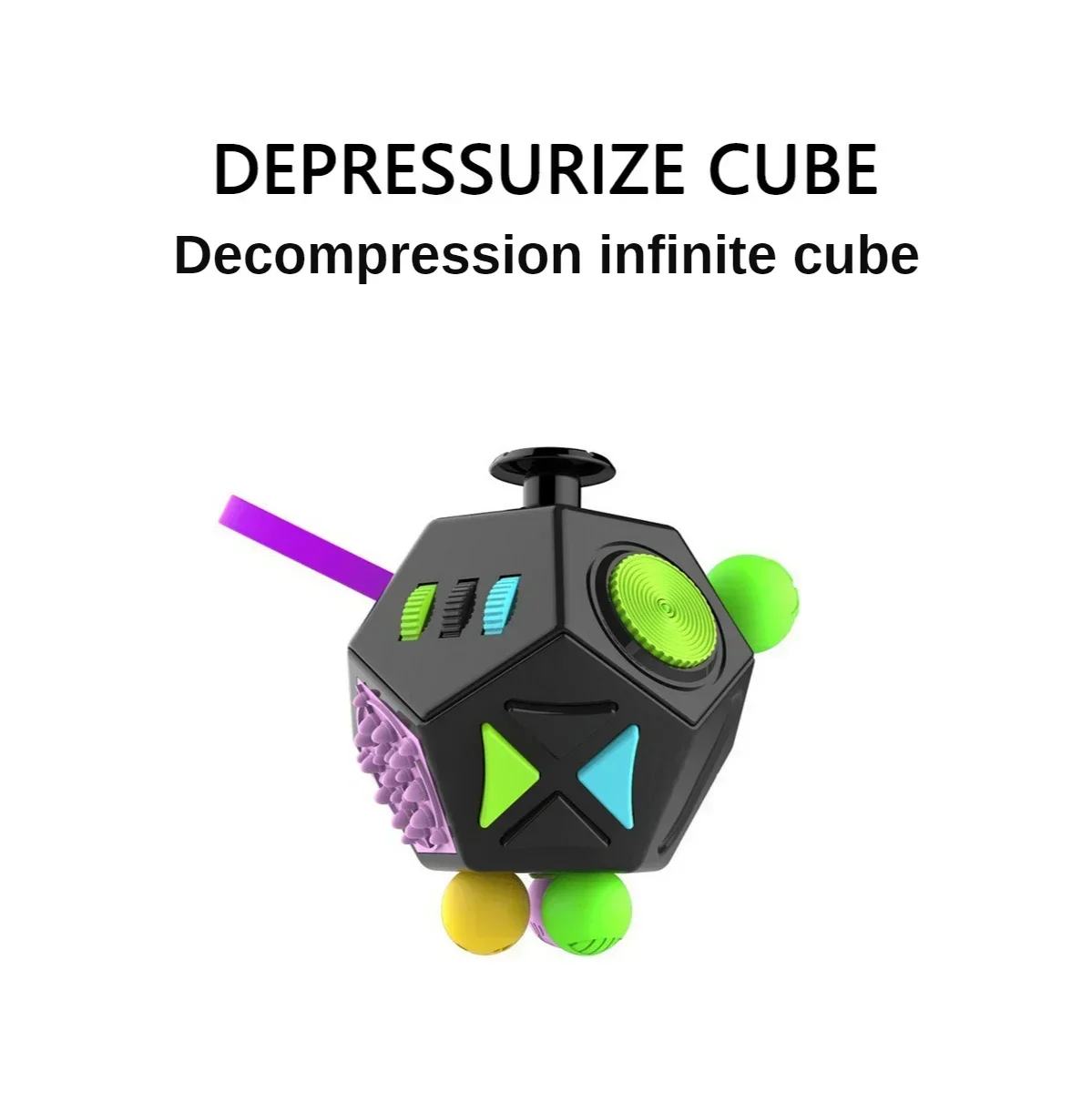 Incroyable Fidget Spinner sur 12 côtés! Soulagement du stress créatif pour le soulagement de l'anxiété du TDAH/autisme chez les enfants et les adultes
