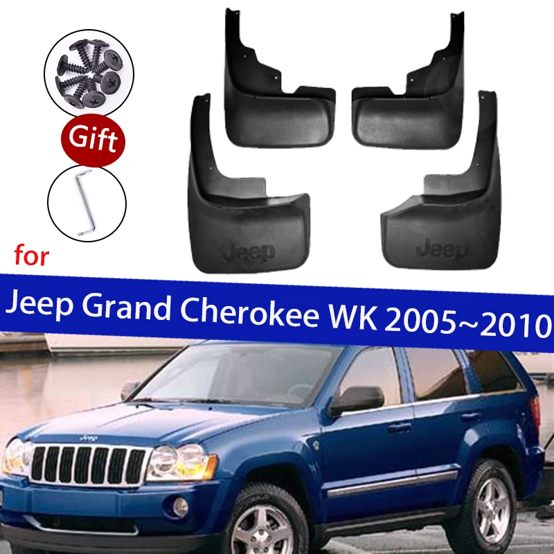 

Car Front Rear Fender for Jeep Grand Cherokee WK 2005~2010 2006 Mudflaps Wheel Splash Guard Mud Flap Mudguards Auto Accessories