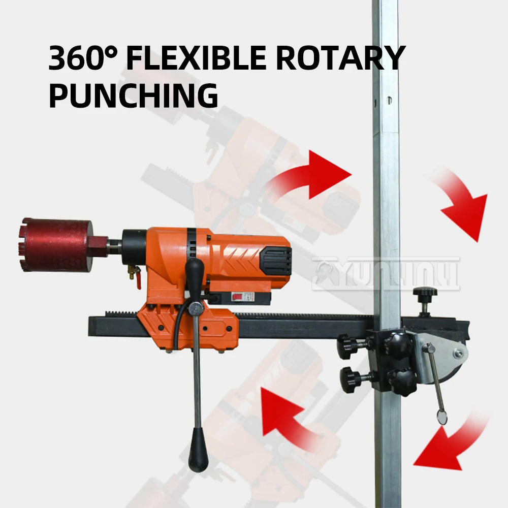 Full-automatic water drilling rig bracket Universal Drilling ejector rod air conditioner fixed thickening lifting telescopic