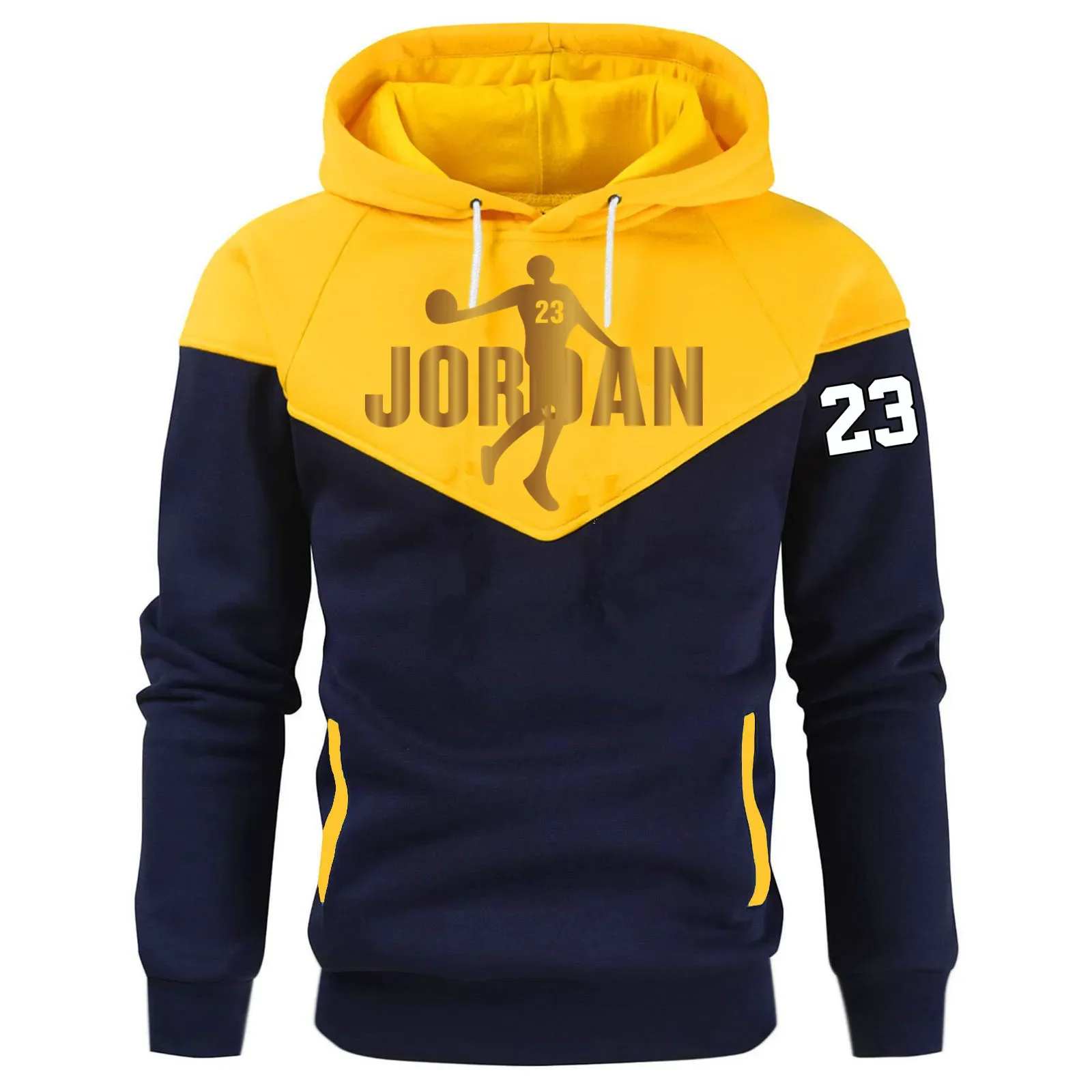

Loose hoodies for men in autumn and winter, fashionable fitness pullovers and hoodies, outdoor casual and warm sportswear