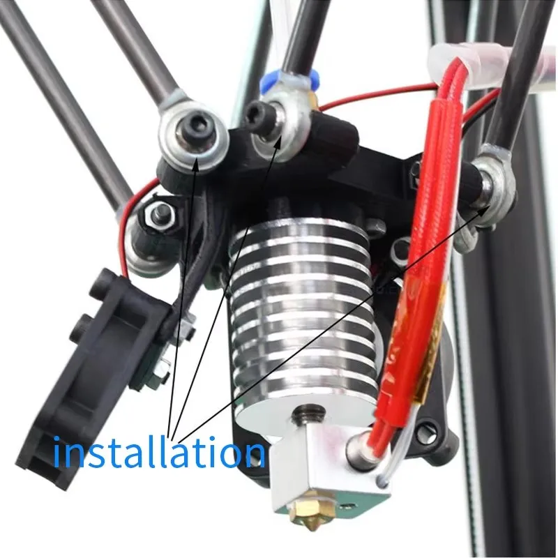 M3 M4 Fisheye Ball Bearings 3D Printer Parts Rod Ends Joint Thread Female Ball Bearing SI4T/K SI3T/K Fish Eye Part 3D Printer