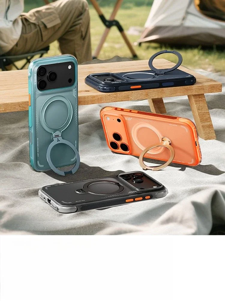Outdoor fulcrum shell Turas fulcrum shell is suitable for Apple 17 airbag anti-drop magnetic attraction