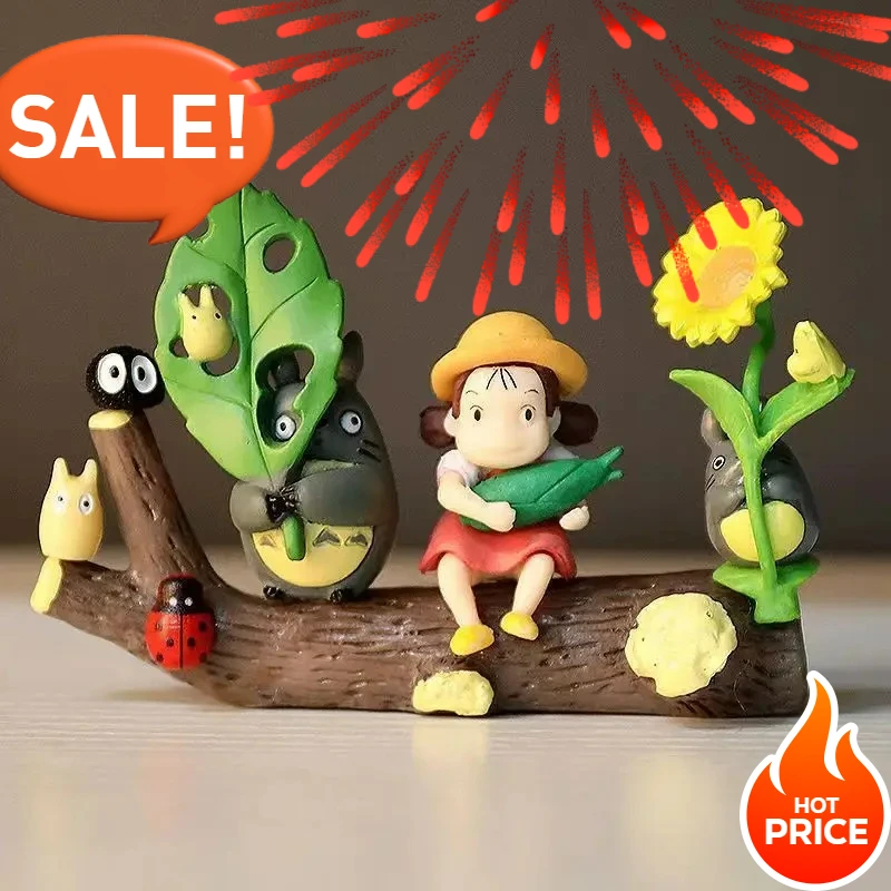 

Hayao Miyazaki Anime resin MINI Figurines Decorations Cartoon Landscaping Kaonashi Micro Landscape Toys Hand Made SpiritedAway