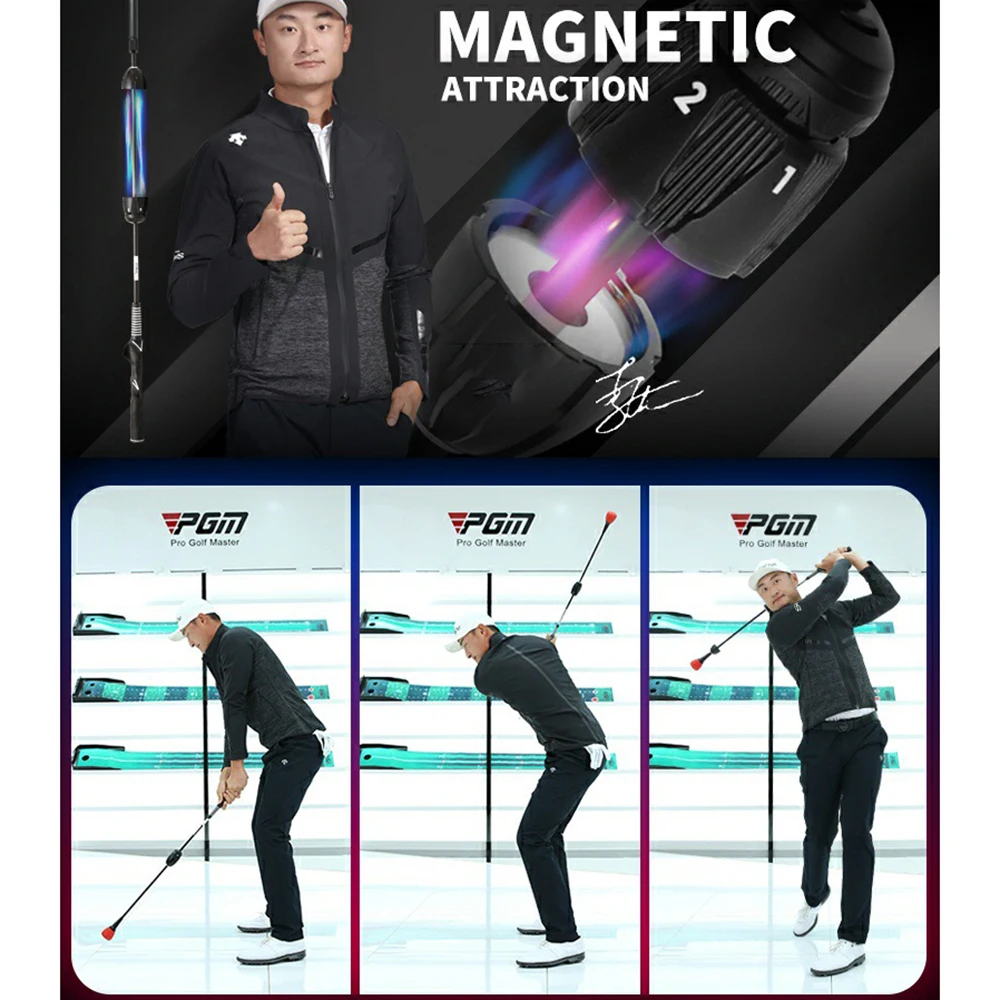 PGM Golf Sound Swing Club,Correct Posture Swing Trainer Practice Sticks,Warm-up Training Supplies Adjustable Golf Swing Club