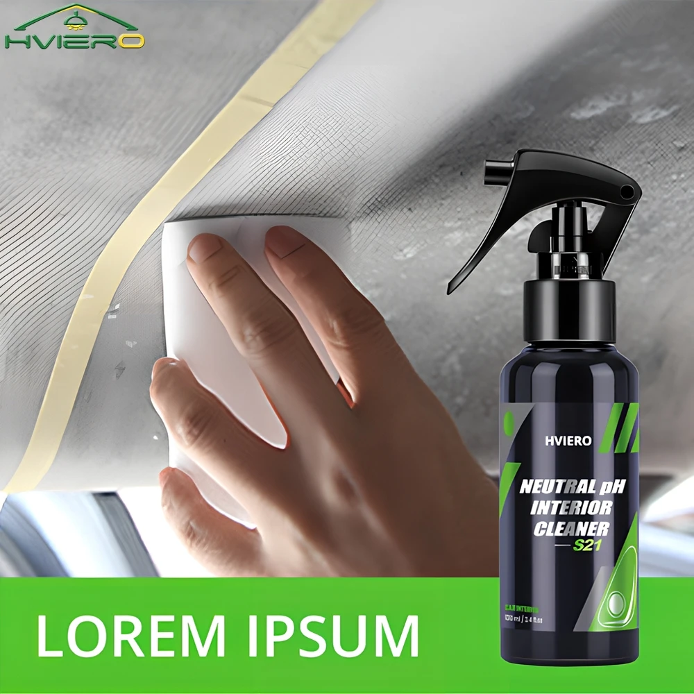 Neutral Car Cleaning Interior Part Plastic Refreshing Liquid Leather Repair Dry Foam Cleaner Spray Agent Clean Renovate