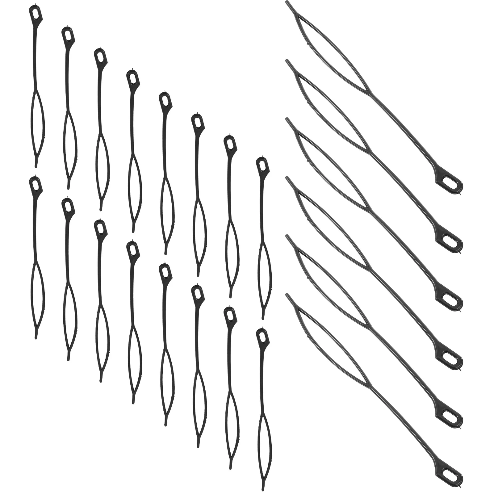 

30Pcs Ergonomic Crochet Hooks for Hair Styling Tunisian Set Dreadlocks Crochet Needle Portable Practical Braid Tool