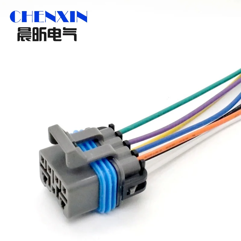 For Chevrolet  7 Pin car bumper radar Transmission plug Rear lamp ABS sensor connector Neutral switch harness plug 12124840