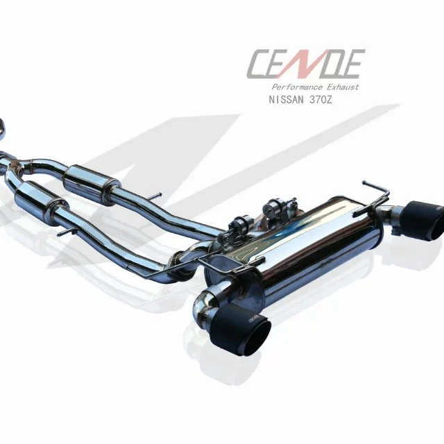 2020 Wholesale catback exhaust Y pipe carbon fiber tips system for NISSAN 350z 370z exhaust