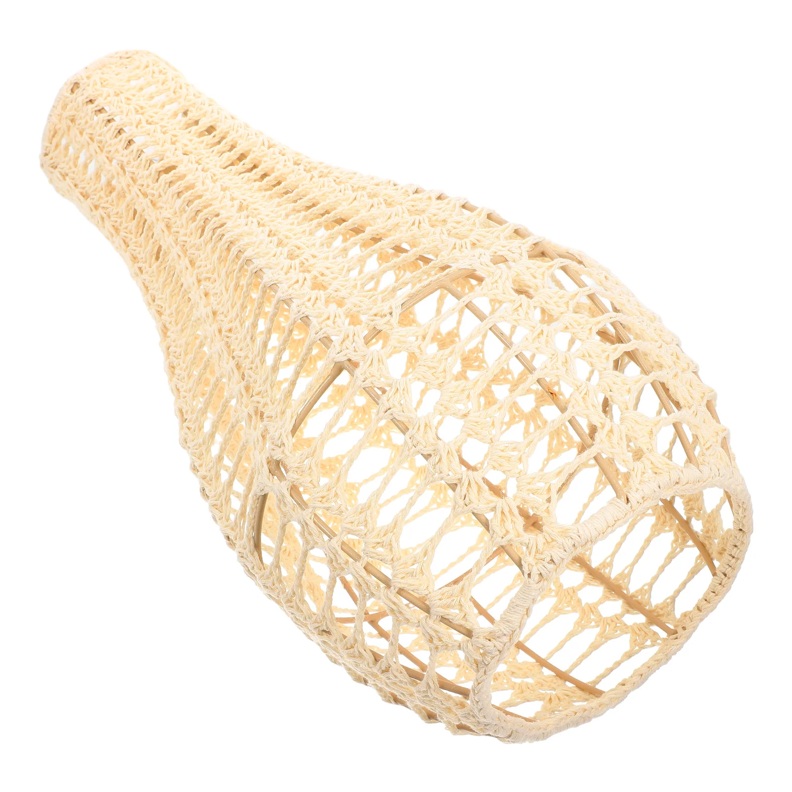 

Stylish Cotton Rope Woven Lamp Shade Replacement Drum Pendant Light Shade Decorative Ceiling Floor Table Lamp Cover For Living